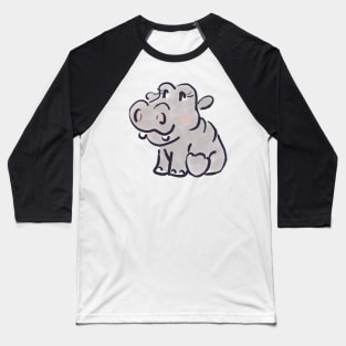 Little Hippo Baseball T-Shirt